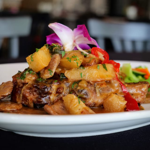 Premium Reserve Pork Chop.