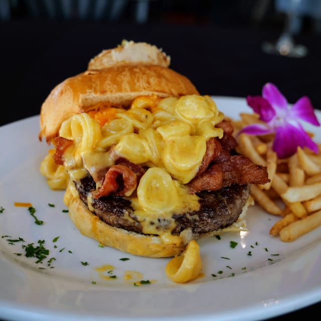 Mac N' Cheese Burger.