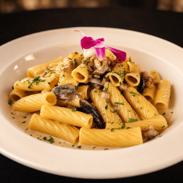 Truffle Rigatoni.
