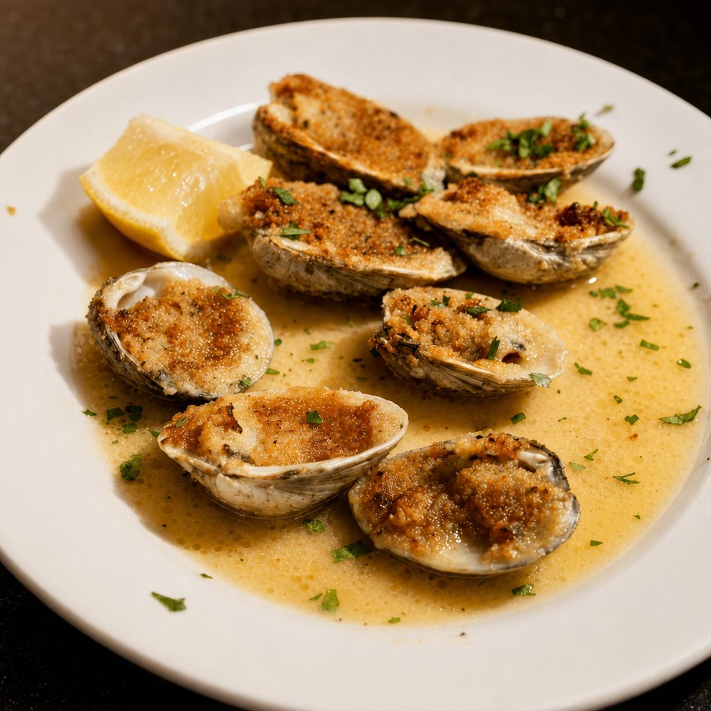 Clams 1/2 Dozen.