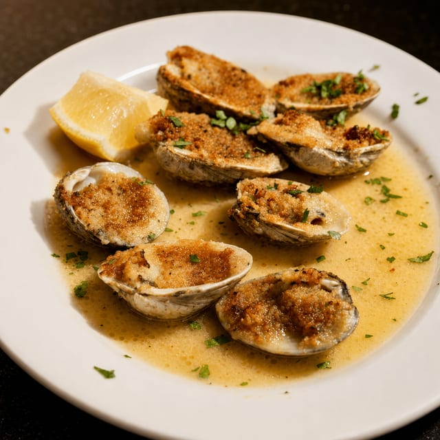 Clams 1/2 Dozen.
